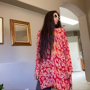 Vintage colorful duster